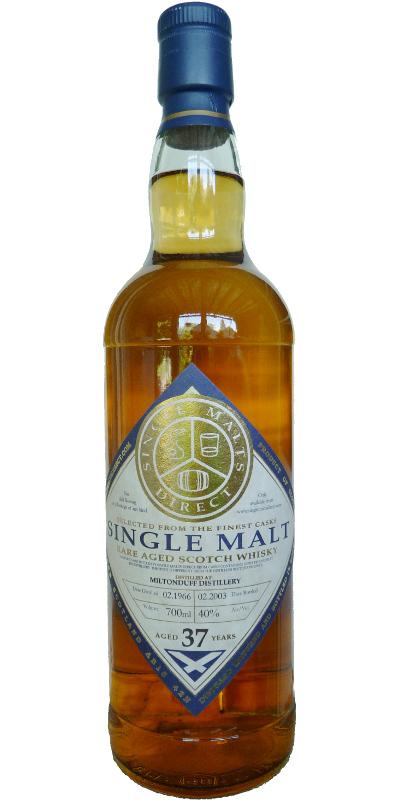Miltonduff 1966 SMD Rare Aged Scotch Whisky
