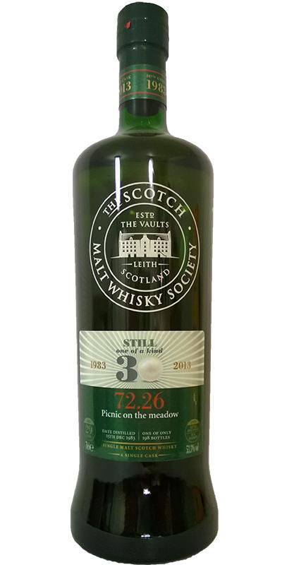 Miltonduff 1983 SMWS 72.26 Picnic on the meadow