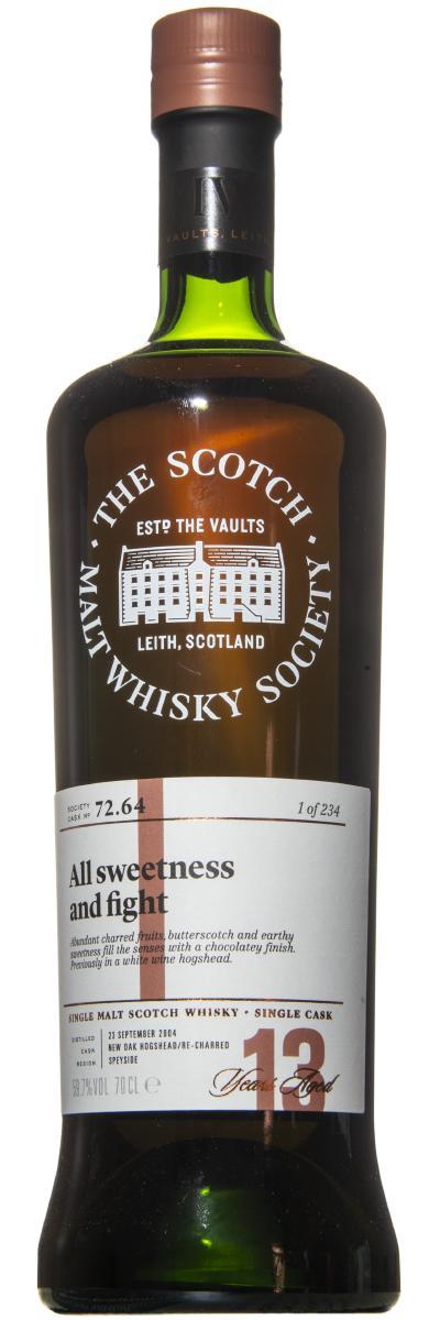 Miltonduff 2004 SMWS 72.64 All sweetness and fight