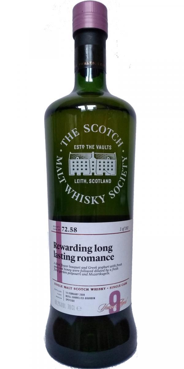 Miltonduff 2008 SMWS 72.58 Rewarding long lasting romance