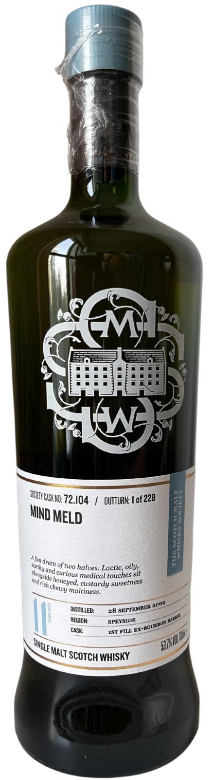 Miltonduff 2009 SMWS 72.104 Mind meld
