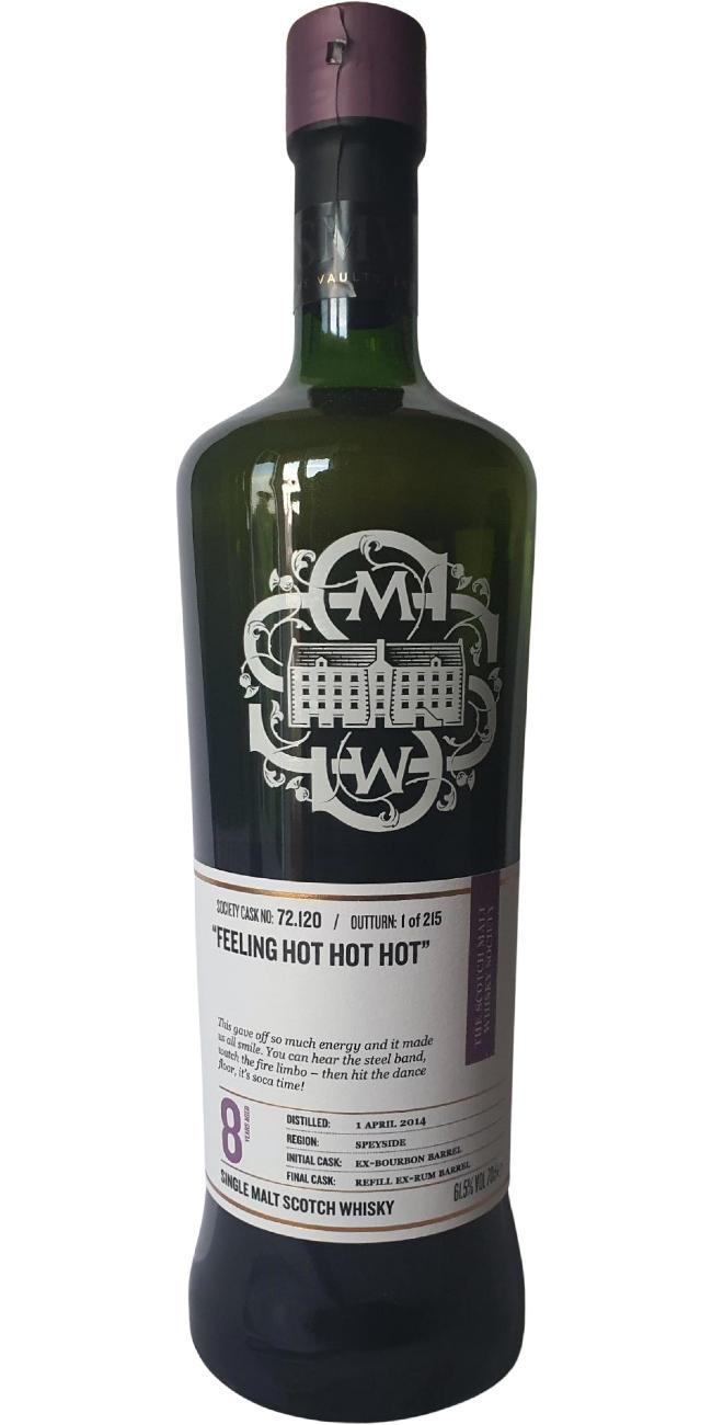 Miltonduff 2014 SMWS 72.120 "Feeling hot hot hot"