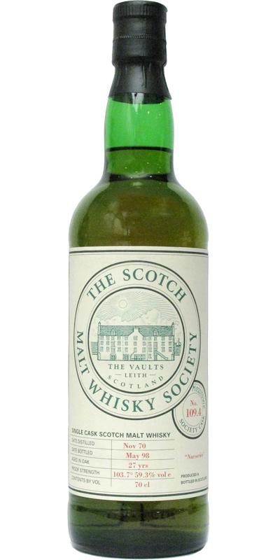 Mosstowie 1970 SMWS 109.4 Nurseries