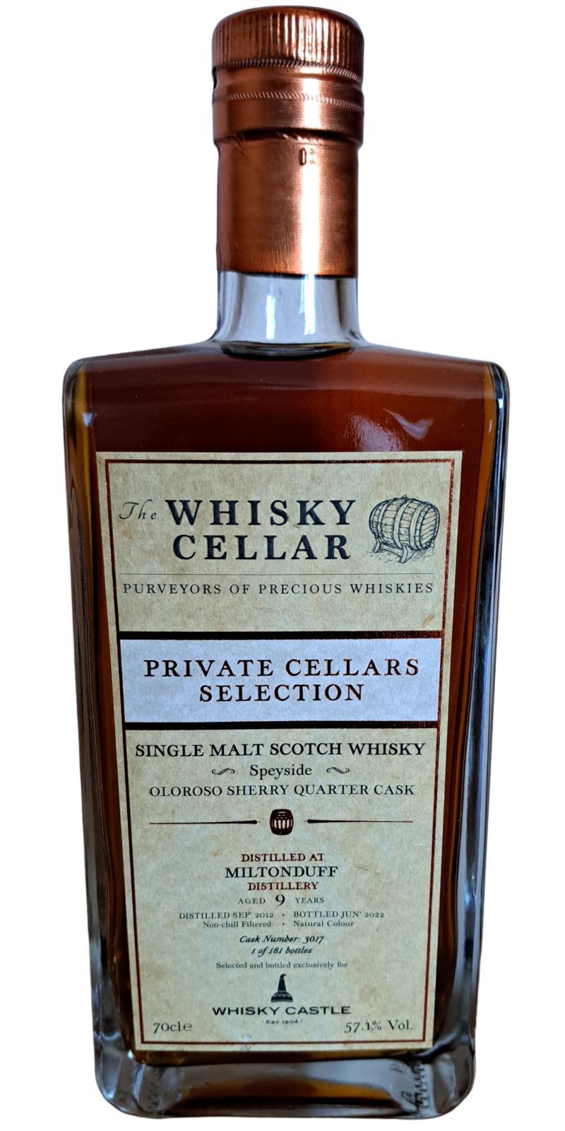 Miltonduff 2012 TWCe Private Cellars Selection