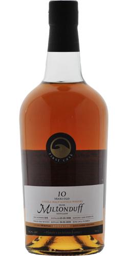 Miltonduff 1998 WIN First Cask