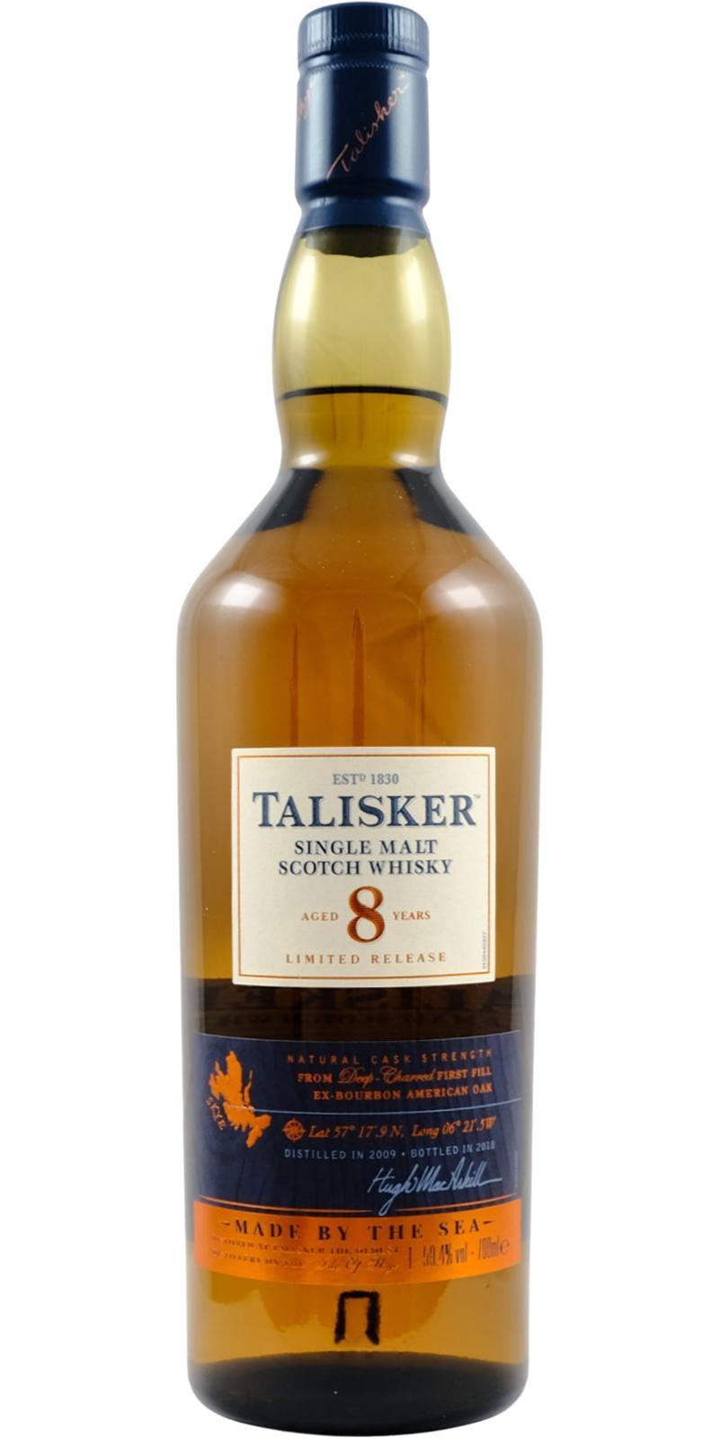 Talisker 08-year-old  Diageo Special Releases 2018