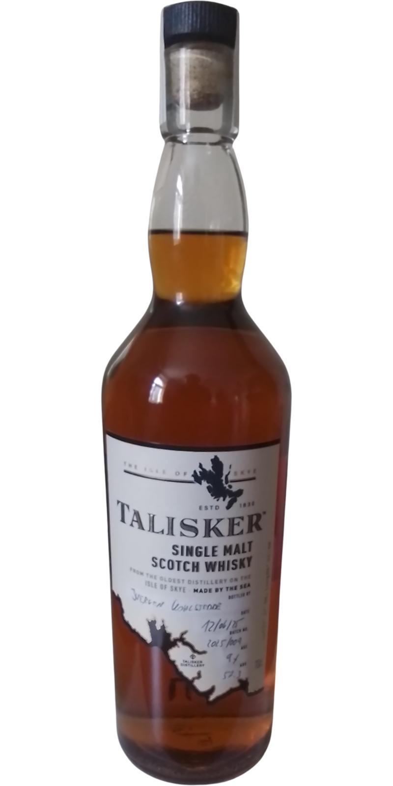Talisker 09-year-old  Handfilled Distillery Exclusive