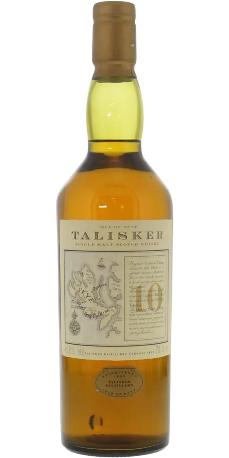 Talisker 10-year-old  Pre Classic Malts