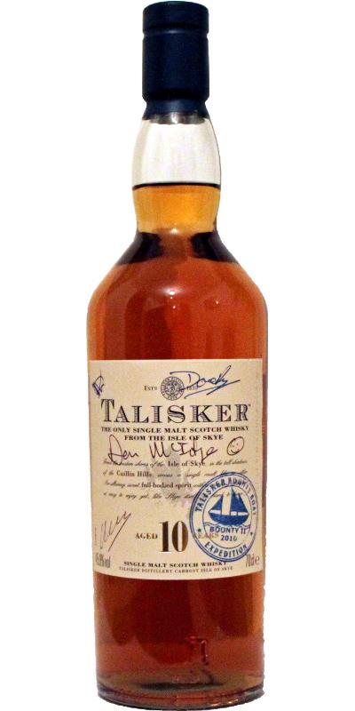 Talisker 10-year-old  Bounty Boat Expedition - Signed Bottle
