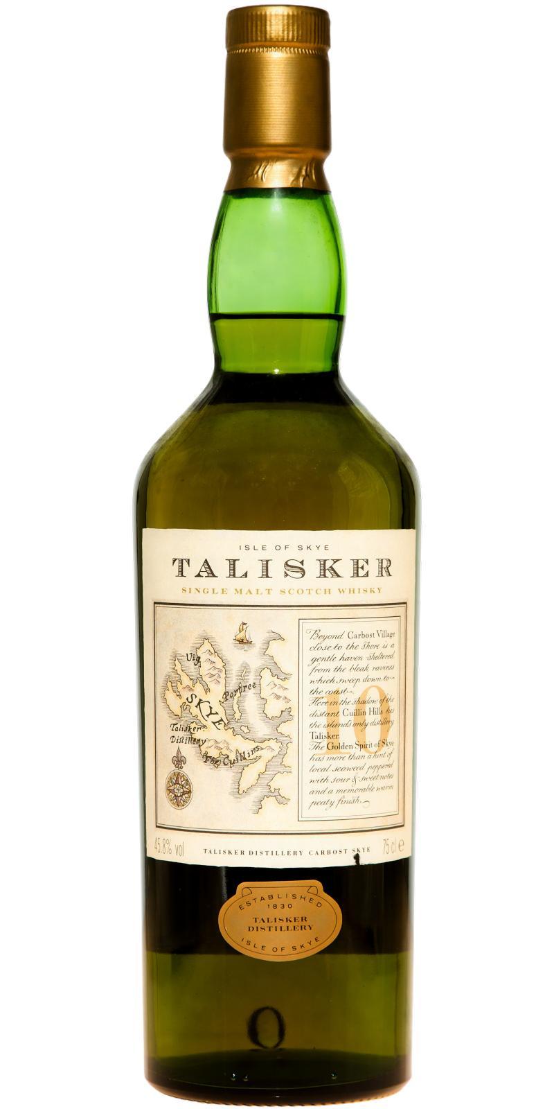 Talisker 10-year-old  Pre Classic Malts