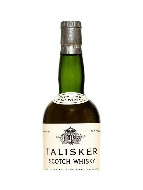 Talisker 1899  Fine Old Highland Malt Whisky