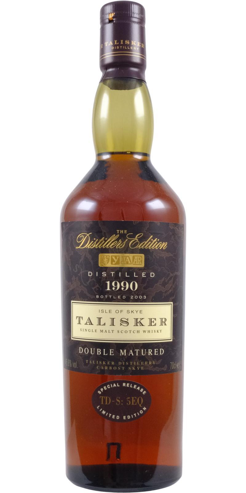 Talisker 1990  The Distillers Edition