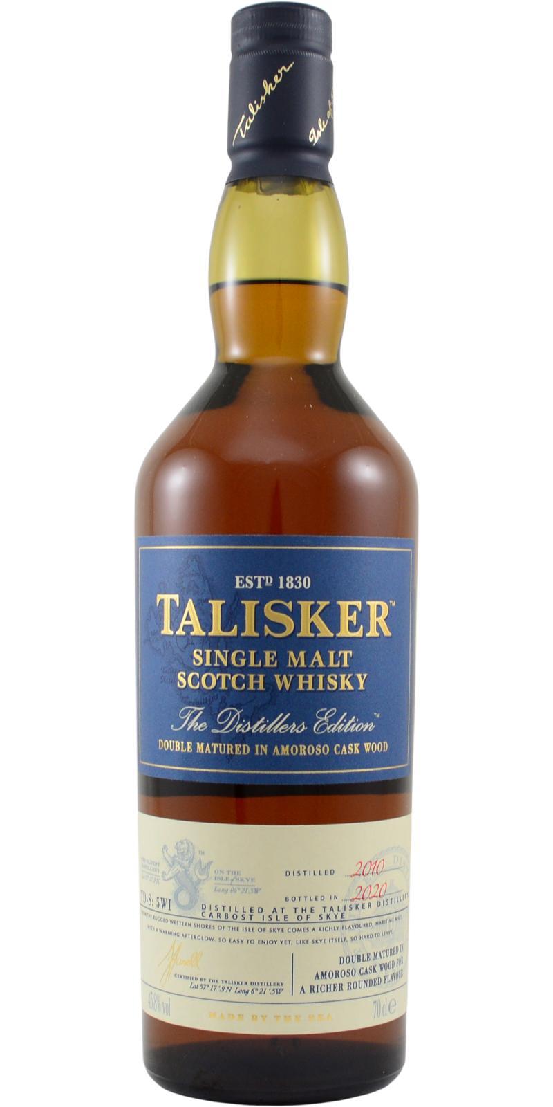 Talisker 2010  The Distillers Edition