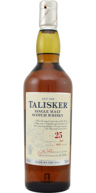 Talisker 25-year-old  Made by the Sea