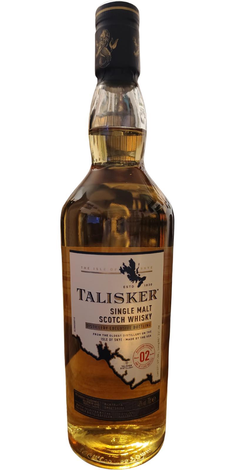 Talisker Distillery Exclusive Bottling  Distillery Only
