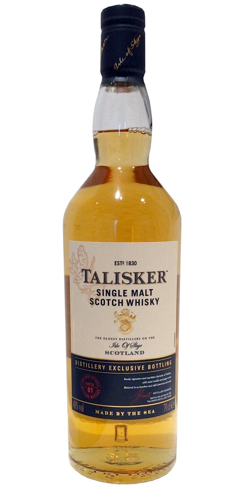 Talisker Distillery Exclusive Bottling  Distillery Only