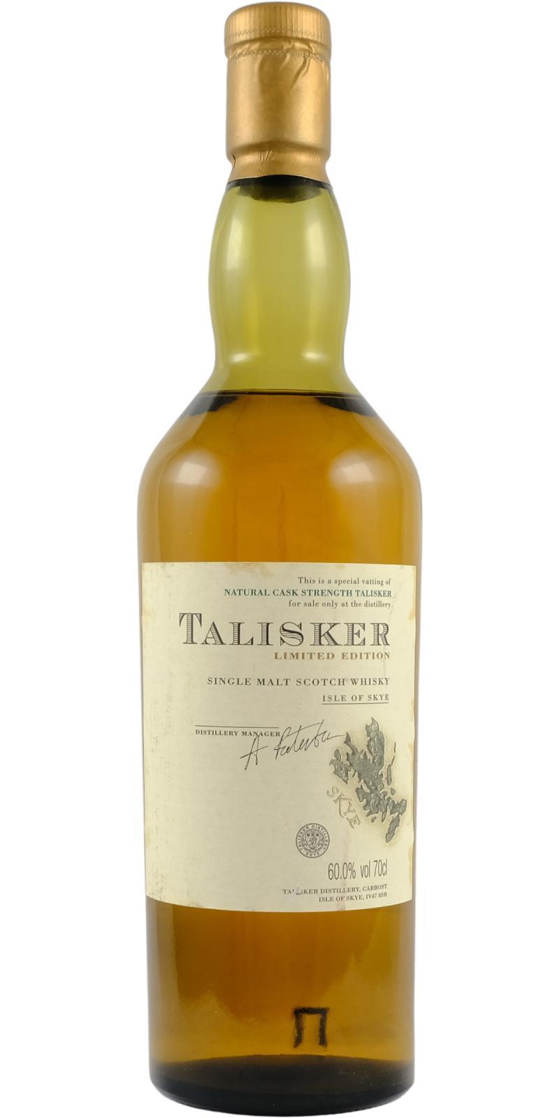 Talisker Special Vatting  Distillery Only