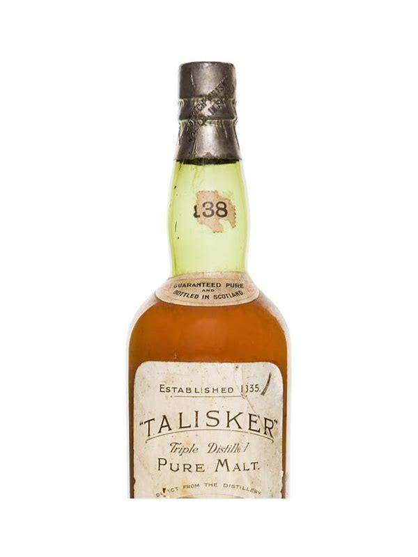 Talisker Triple Distilled Pure Malt  James & George Stodart, Ltd.