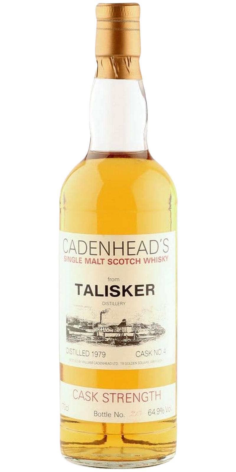 Talisker 1979 CA  Distillery Label