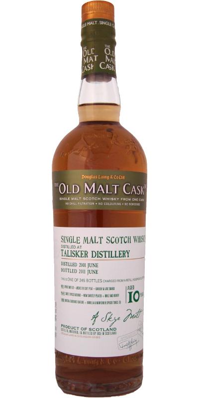 Talisker 2001 DL  The Old Malt Cask