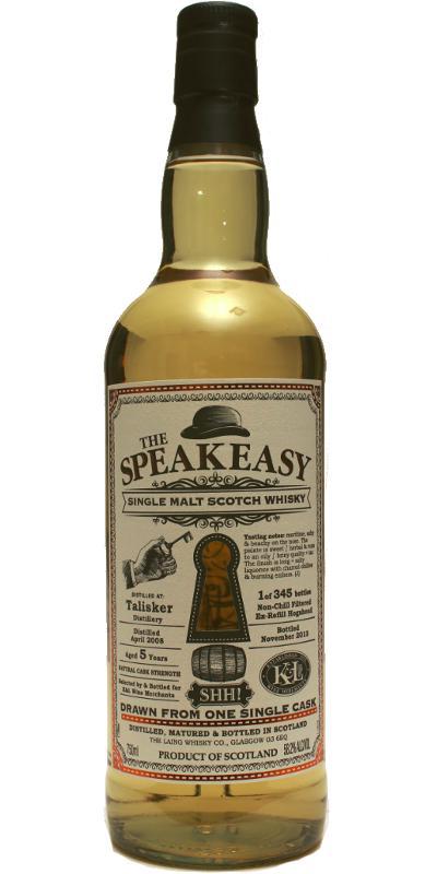 Talisker 2008 DL  The Speakeasy