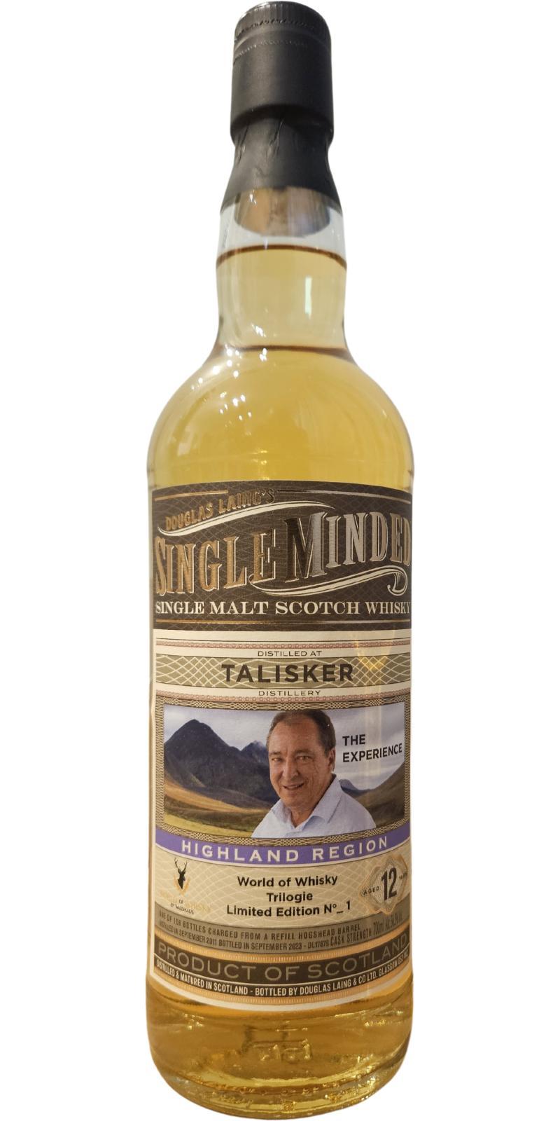 Talisker 2011 DL  Single Minded - World of Whisky Trilogie