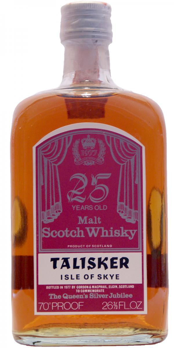 Talisker 25-year-old GM  The Queen's Silver Jubilee