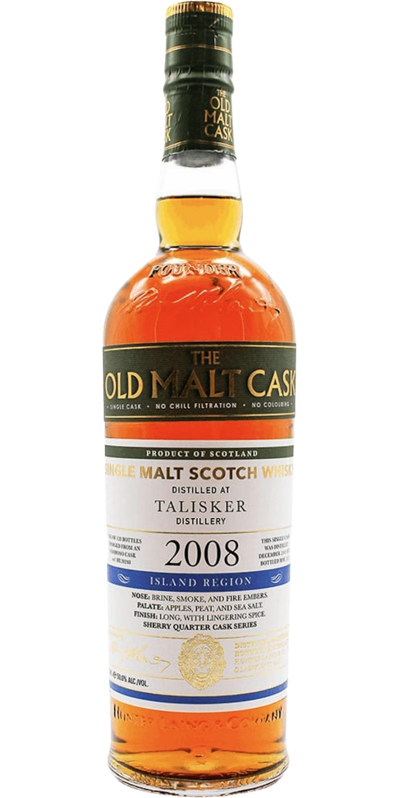 Talisker 2008 HL  The Old Malt Cask