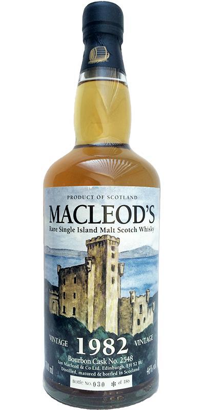 Macleod's 1982 IM Vintage  Rare Single Island Malt
