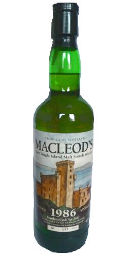 Macleod's 1986 IM Vintage  Rare Single Island Malt