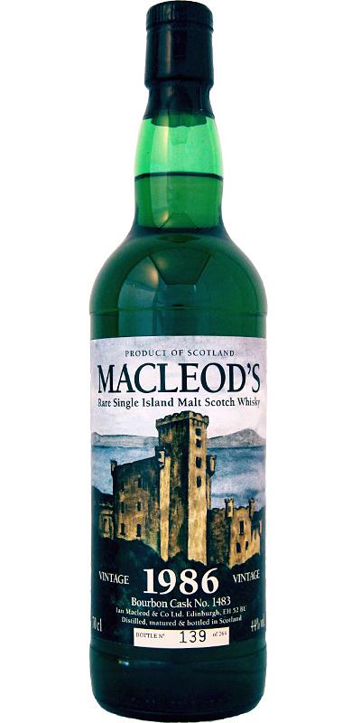 Macleod's 1986 IM Vintage  Rare Single Island Malt