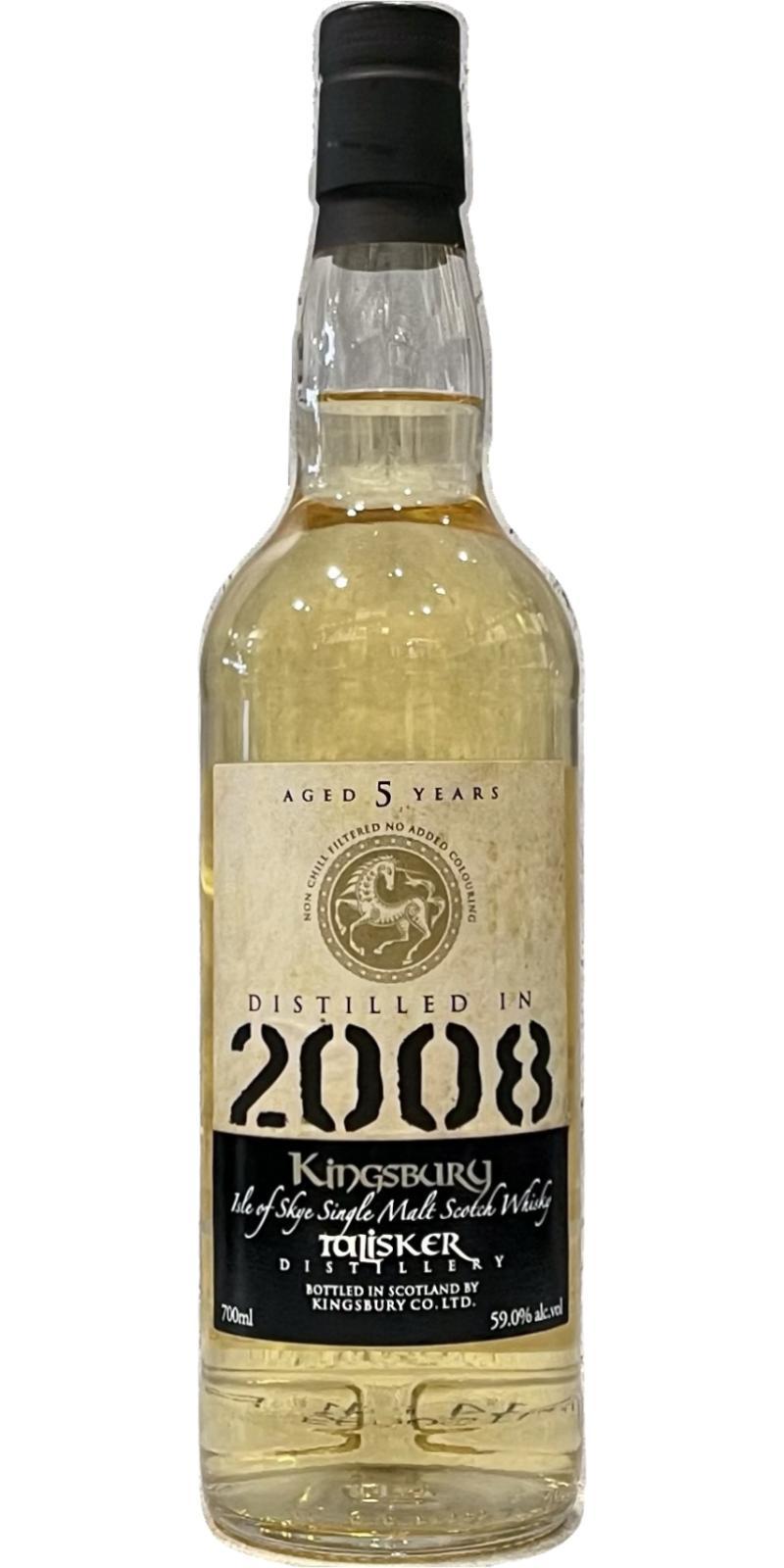 Talisker 2008 Kb  Cask Strength Gold