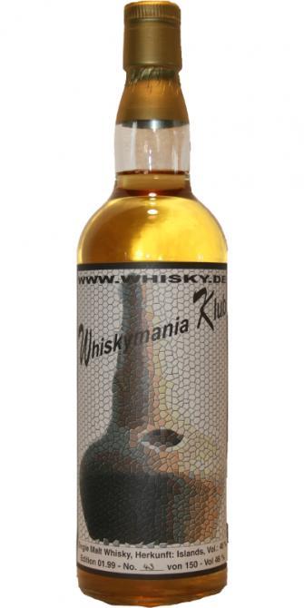 Whiskymania Klub Islands Wm.de  Edition 01/99