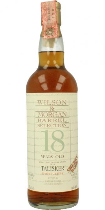 Talisker 1978 WM  Barrel Selection