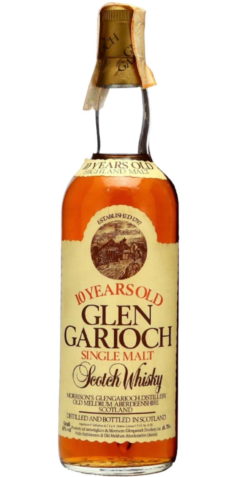 Glen Garioch 10-year-old Old Label