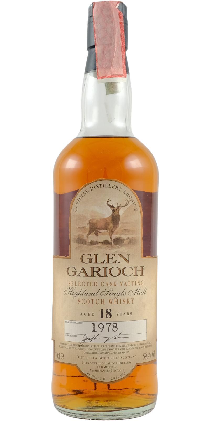 Glen Garioch 1978 Selected Cask Vatting