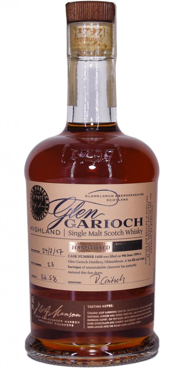 Glen Garioch 1999 Hand filled at the distillery