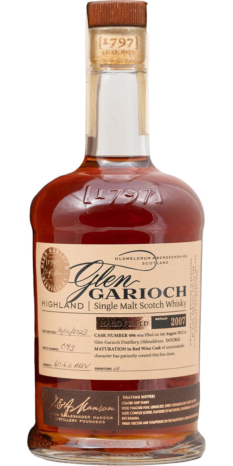 Glen Garioch 2007 Handfilled - Distillery only