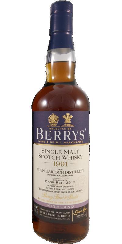 Glen Garioch 1991 BR Berrys'