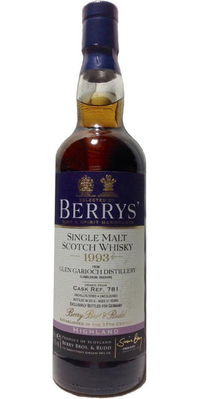 Glen Garioch 1993 BR Berrys'