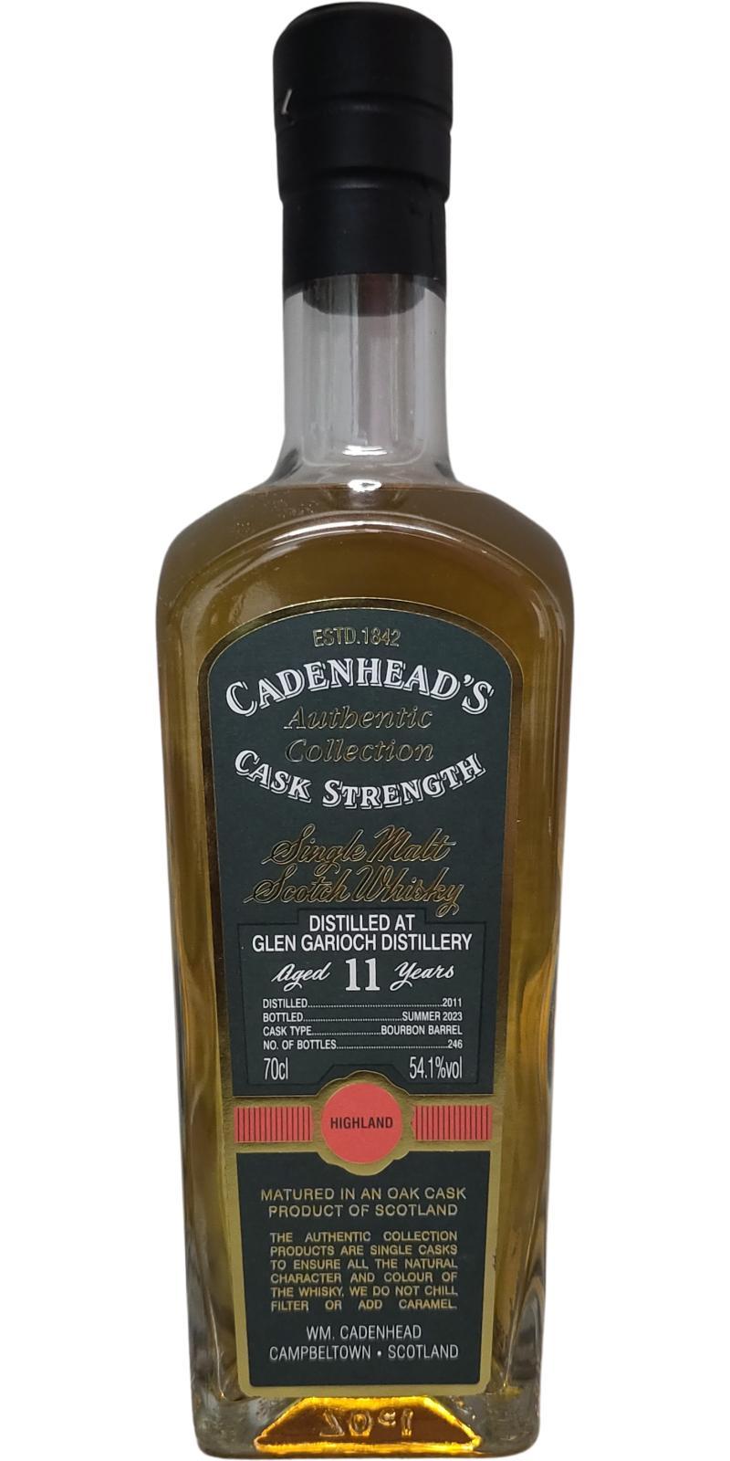 Glen Garioch 2011 CA Authentic Collection