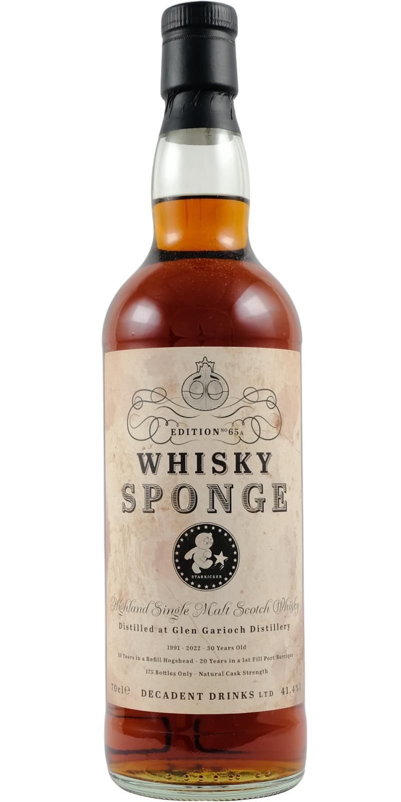 Glen Garioch 1991 DeDr Whisky Sponge
