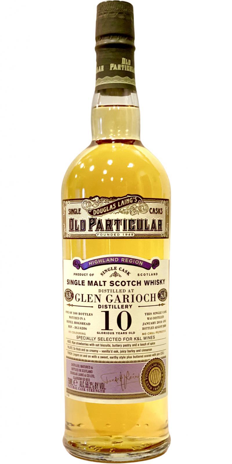Glen Garioch 2010 DL Old Particular