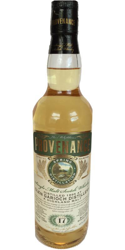 Glen Garioch 1995 McG McGibbon's Provenance