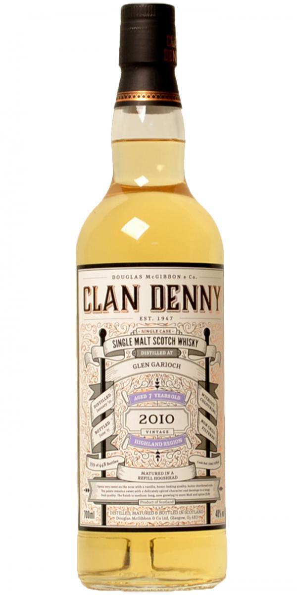 Glen Garioch 2010 McG Clan Denny