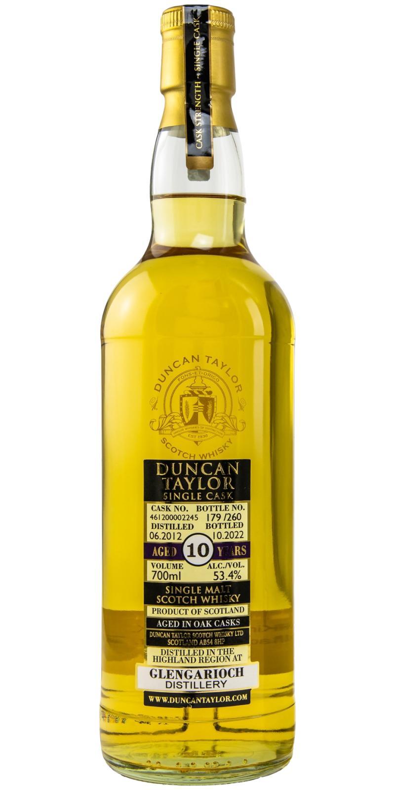 Glen Garioch 2012 DT Single Cask