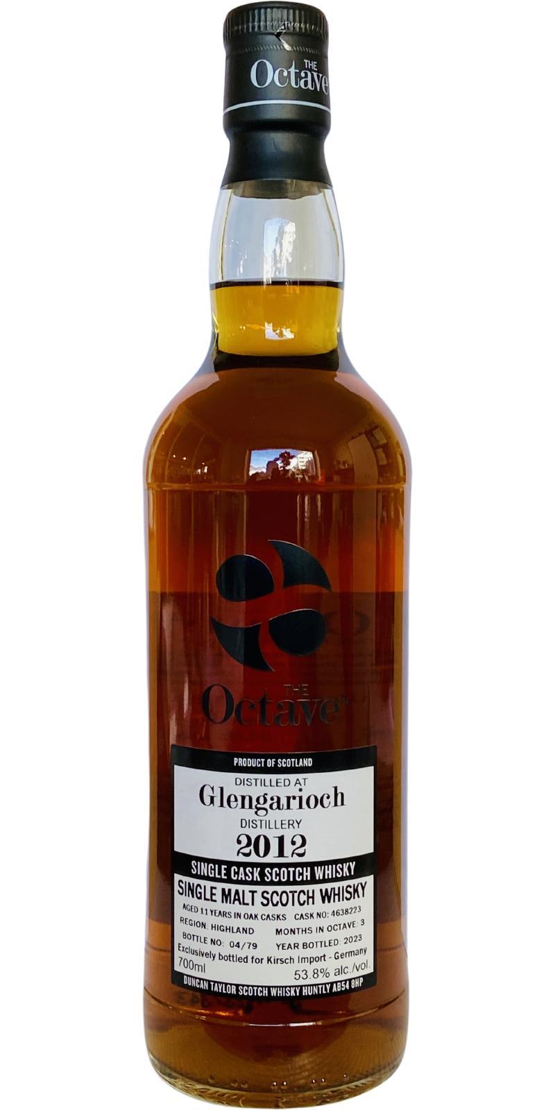 Glen Garioch 2012 DT The Octave