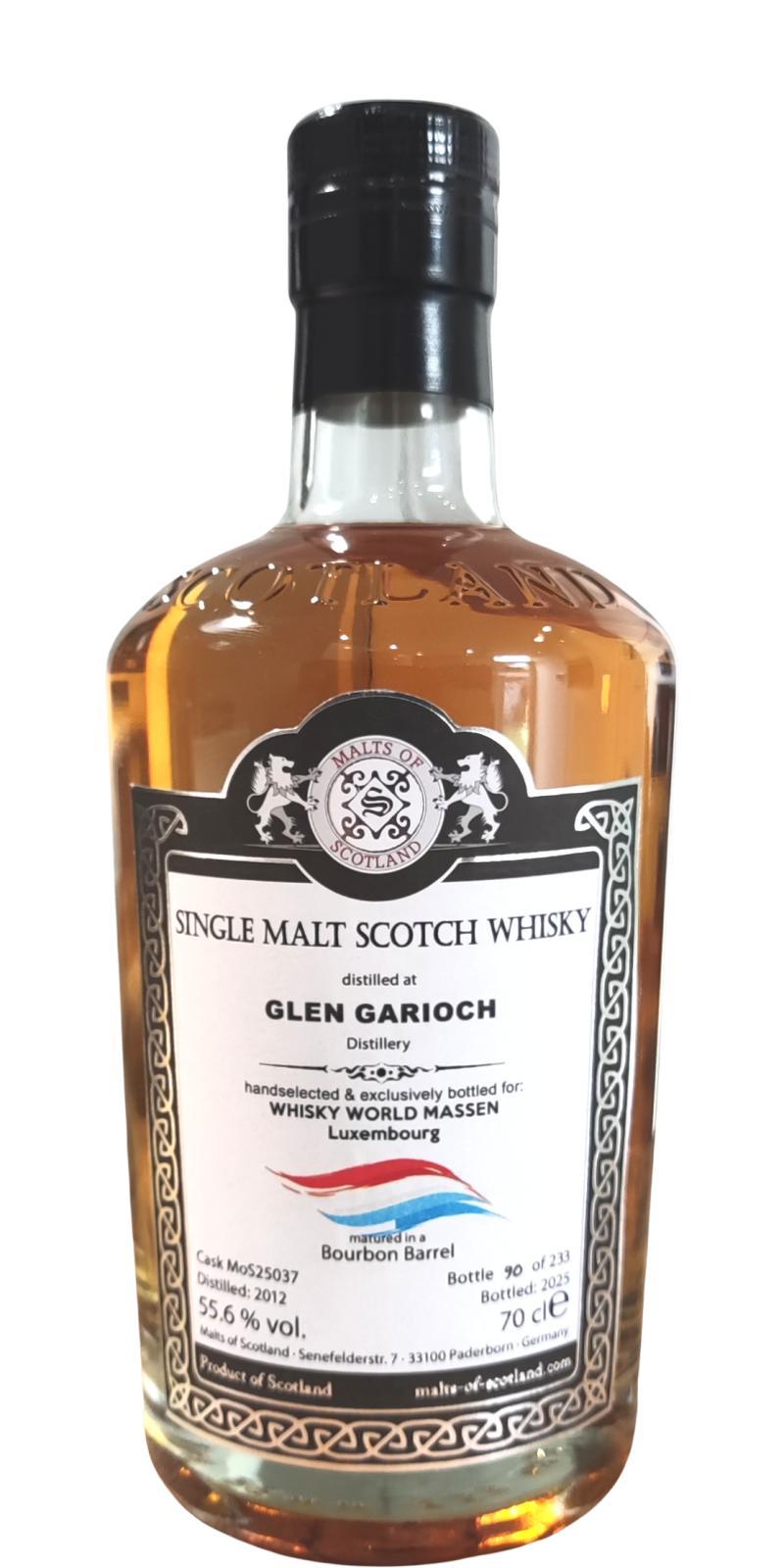 Glen Garioch 2012 MoS