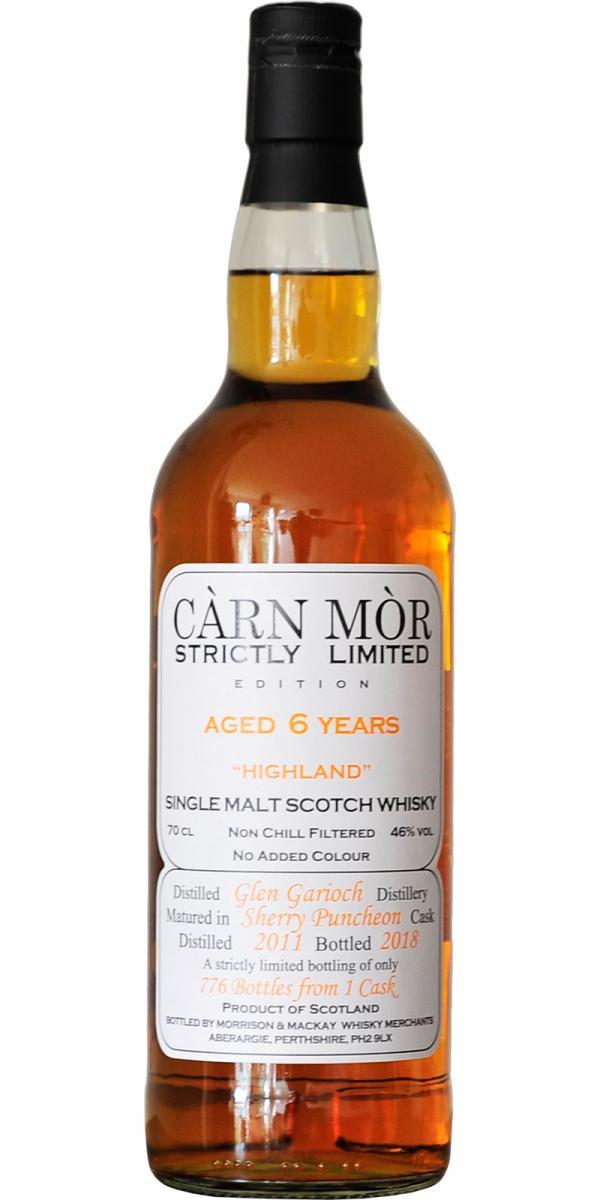 Glen Garioch 2011 MMcK Càrn Mòr - Strictly Limited Edition