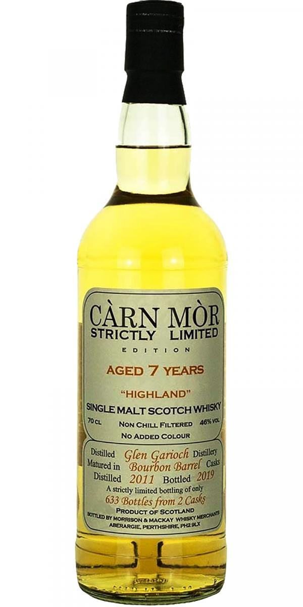 Glen Garioch 2011 MMcK Càrn Mòr - Strictly Limited Edition